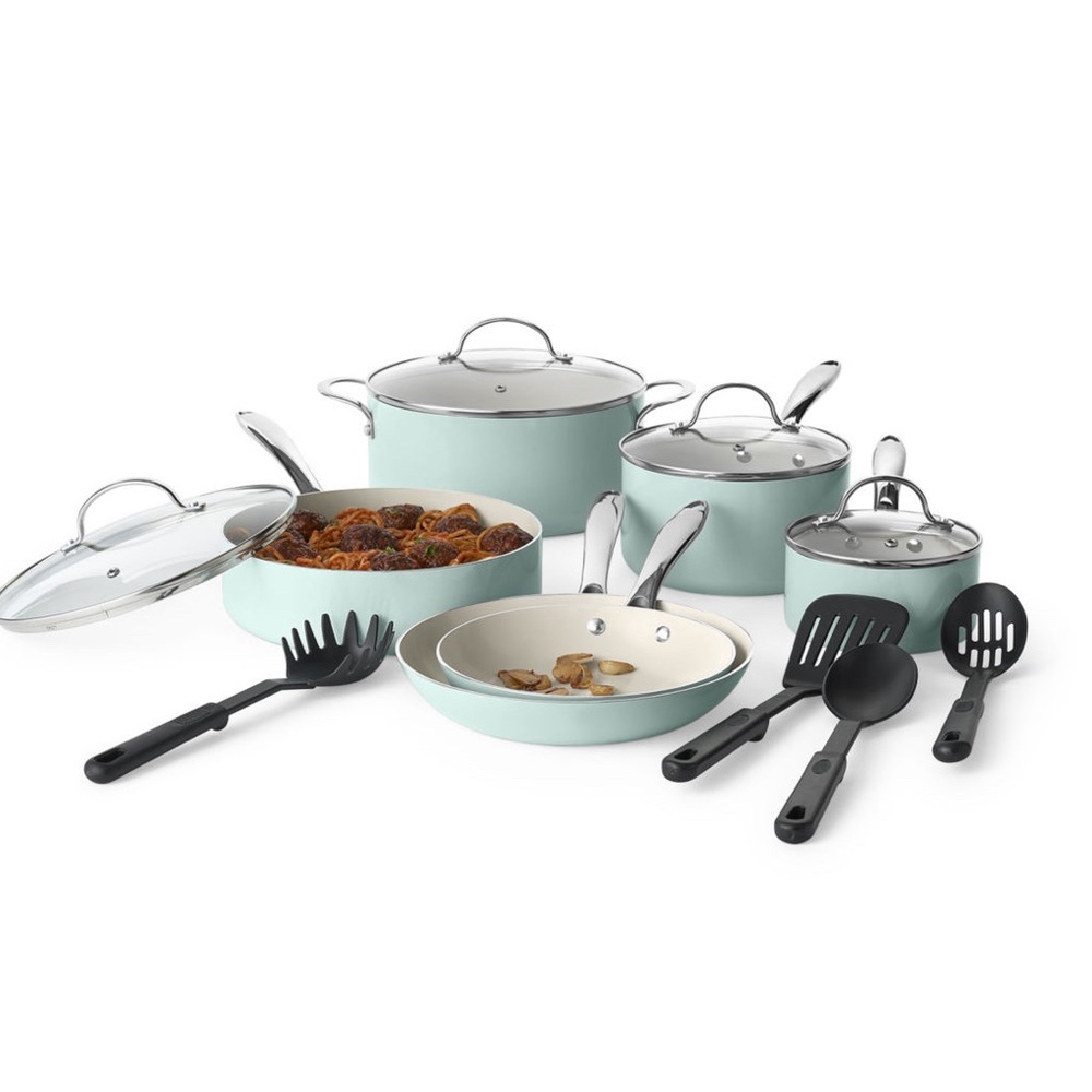 Cooks 14 pcs nonstick cookware set